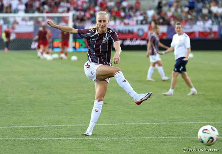 Aston Villa sign Danish international forward Vangsgaard