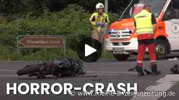 Zwei 17-Jährige nach Crash auf B58 in Lebensgefahr – Unfall-Video