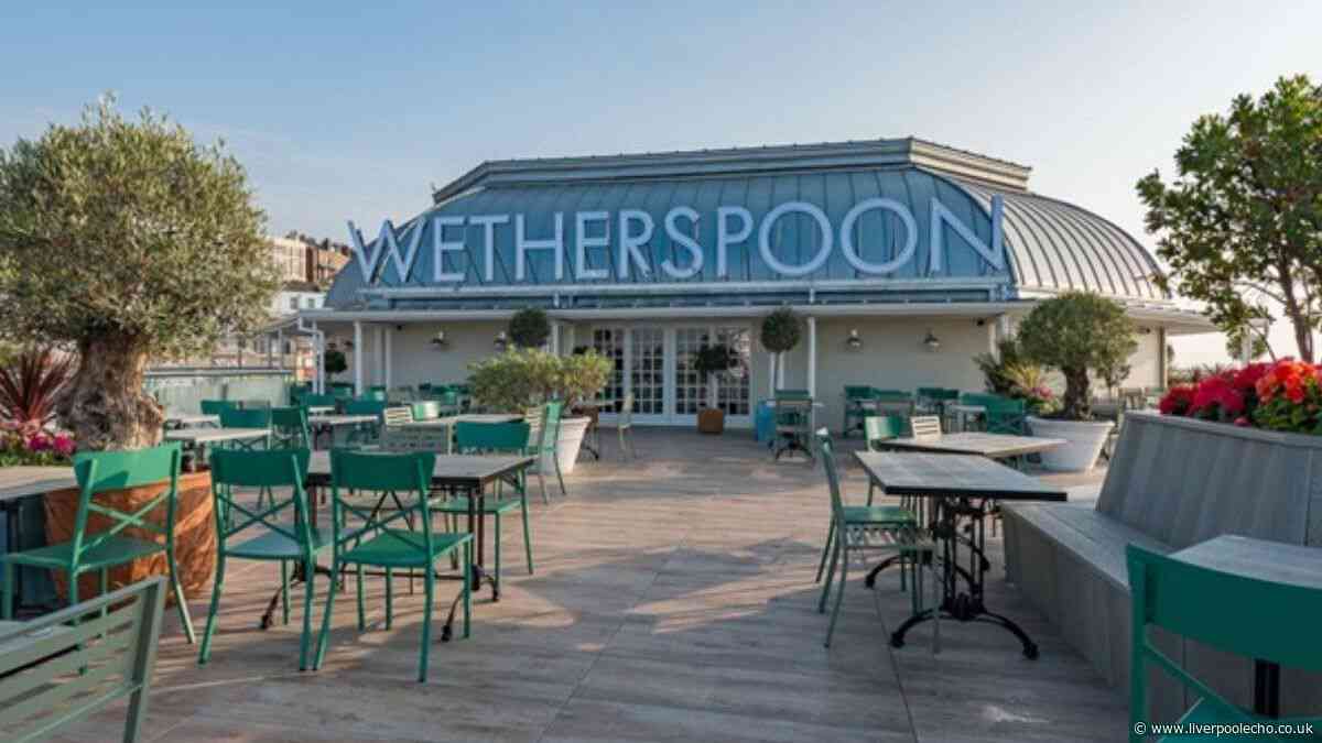 UK's highest-rated Wetherspoon pub with a beer garden is only an hour from Liverpool — see full list