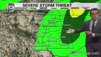 Spotty to isolated storms and gusty weather for parts of New Mexico