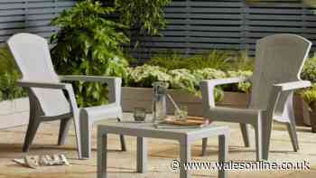'Excellent' garden bistro set reduced to £52 'lasts years in all wind and weathers'