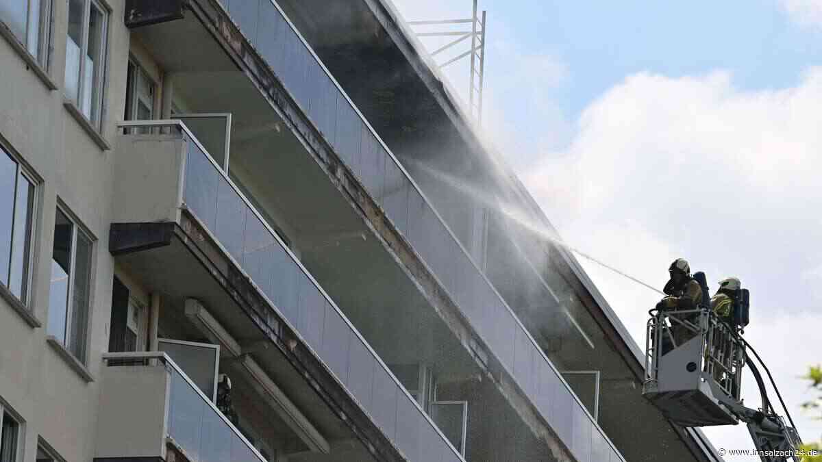 Zehnstöckiges Hochhaus in Antwerpen brennt: Tote und zahlreiche Verletzte – Feuer nicht unter Kontrolle