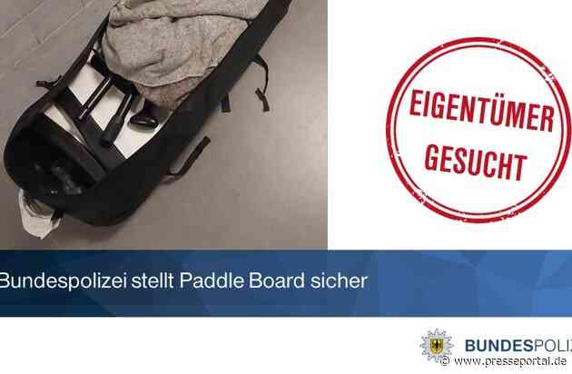 BPOLI LUD: Stand Up Paddle Board sichergestellt - rechtmäßiger Eigentümer gesucht