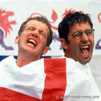 David Baddiel jokes he’ll 'waive the royalties' as Harry Styles belts out Three Lions at Wembley