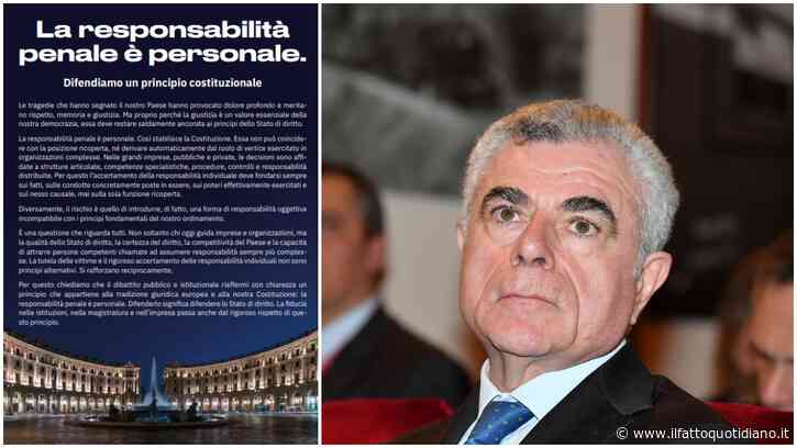 “In carcere per responsabilità non sue”: l’establishment compra una pagina su Repubblica per difendere Moretti