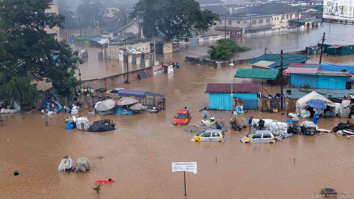 Tote bei Überschwemmungen in Ghana und Elfenbeinküste