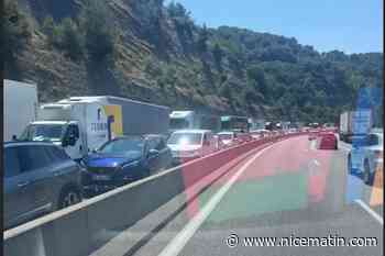 L’A8 coupée à la circulation à la suite d’un accident à la hauteur de Nice