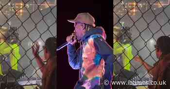 Internet Divided Over Viral Video of Travis Scott Throwing Water Bottles to Get Cameraman's Attention