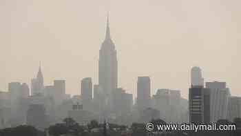 Warning to millions as toxic air carrying lung-penetrating particles sweeps across 10 states TODAY