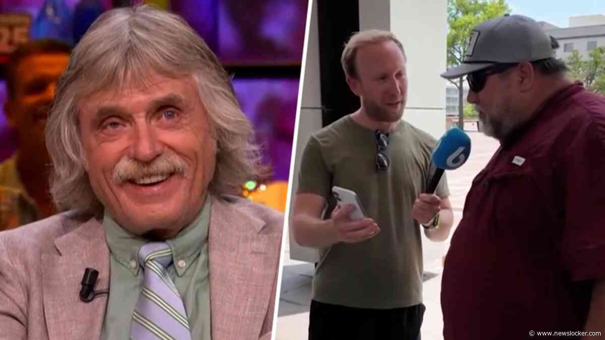 Amerikaan over Johan Derksen: ’Lijkt op pornoster’