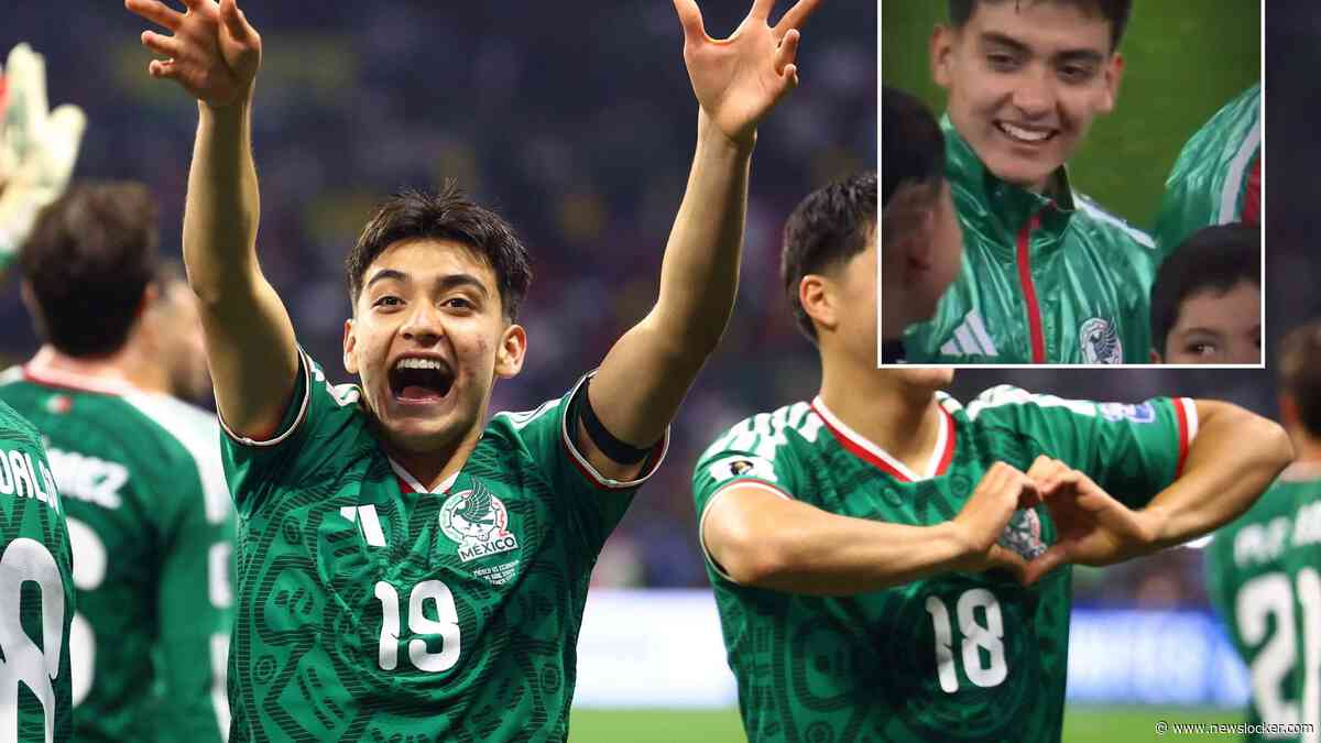 Gepest bij volkslied leidde hem niet af: Mexicaans talent Gilberto Mora (17) komt op zucht van WK-record Pelé en krijgt staande ovatie bij wissel