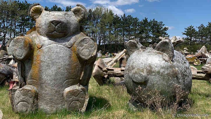 The Wisconsin boneyard where giant fiberglass mascots go to die