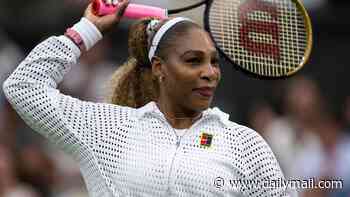 Serena Williams' Wimbledon doubles match with sister Venus in major doubt as she suffers knee injury during comeback