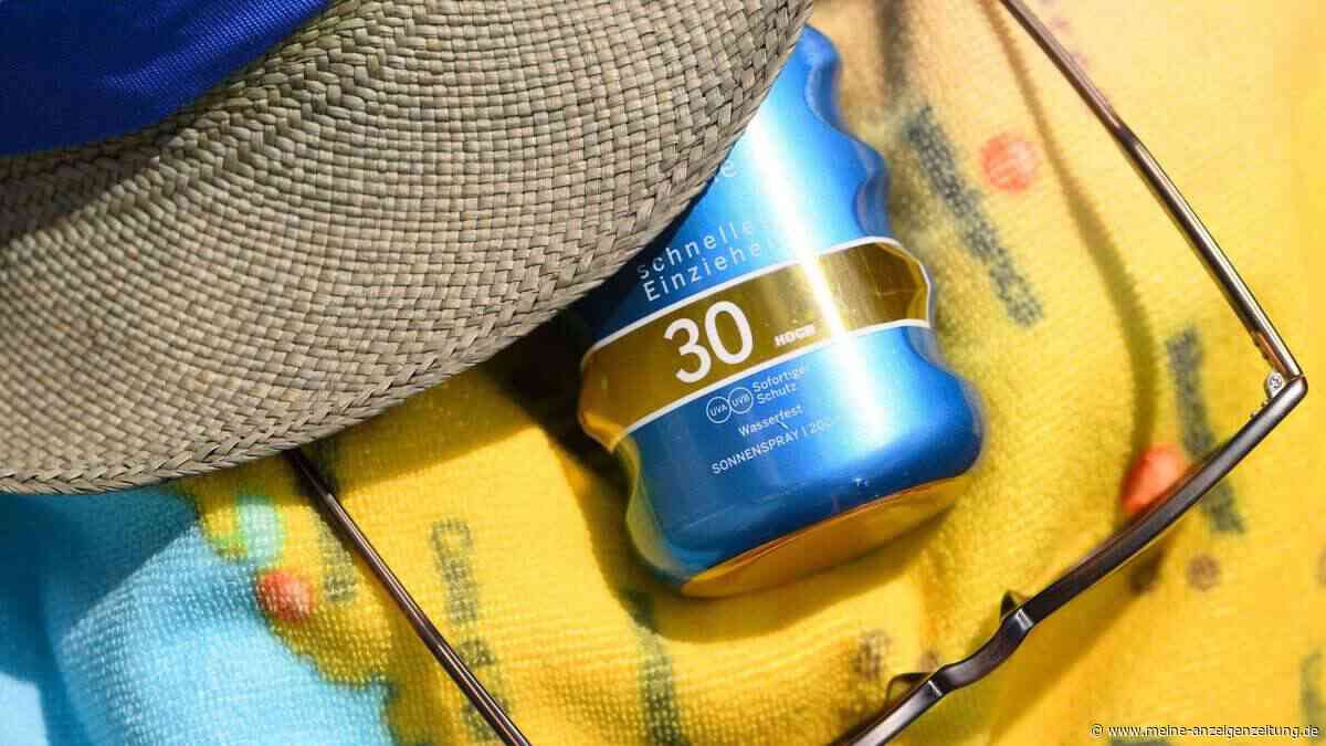 Sommerproblem: So werden Sie Sonnencremeflecken wieder los
