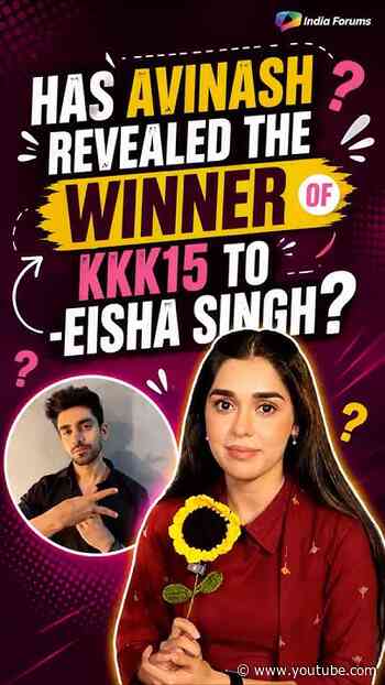 Did Avinash accidentally reveal the winner of Khatron Ke Khiladi 15 to Eisha Singh? 👀