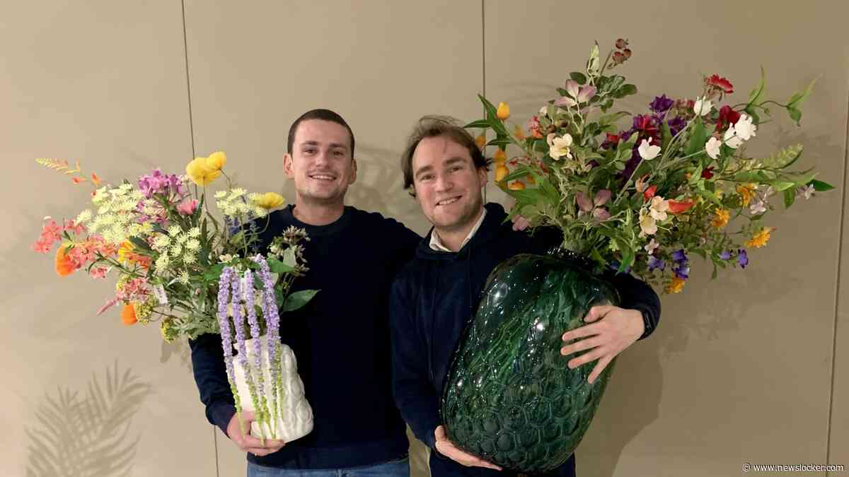 Vrienden Dane en Job begonnen samen handel in kunstbloemen: ’Moeilijke gesprekken niet uit de weg gaan’