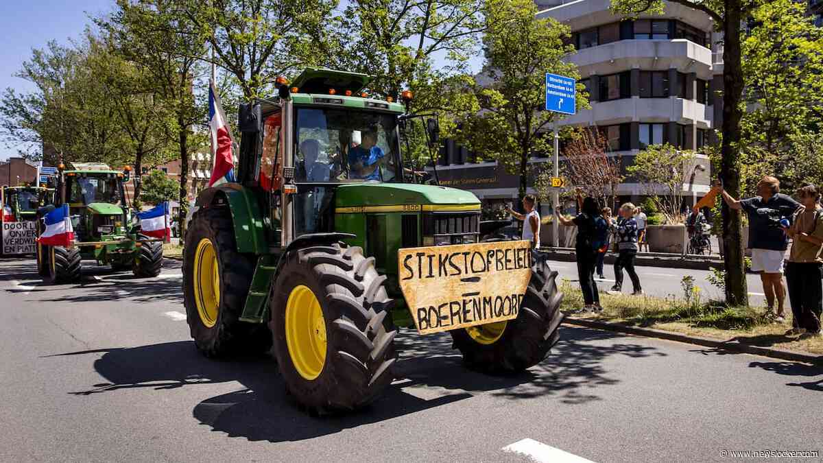 Vijf boeren aangehouden onderweg naar demonstratie tegen stikstofbeleid