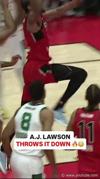 Lawson was full force to the rim 😤🔥