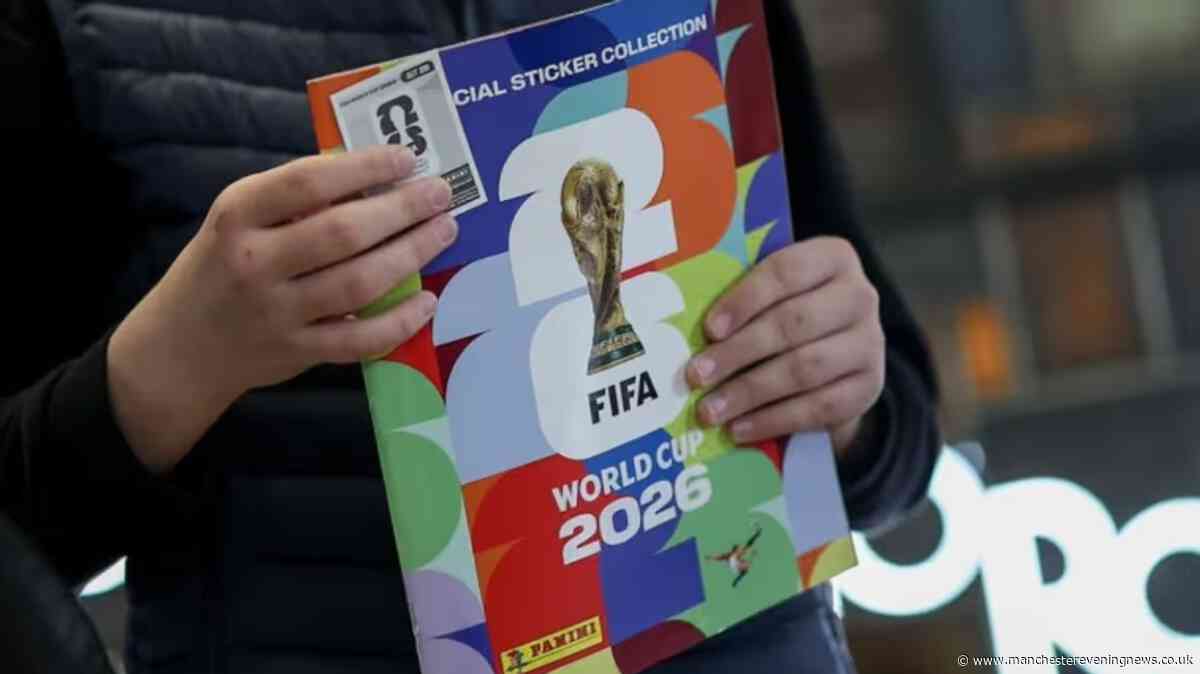 World Cup fans can snap up 112 nostalgic Panini stickers for 4p each ahead of England vs DR Congo