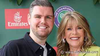 Ruth Langsford leads the celebs at Wimbledon as she arrives with ex Eamonn Holmes' son Niall after he sided with his stepmother in couple's divorce battle