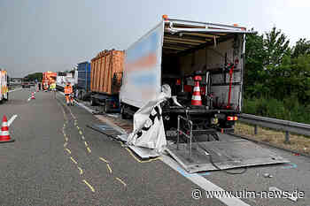 Langenau: Unfall mit drei Lkw sorgt für Chaos auf A7