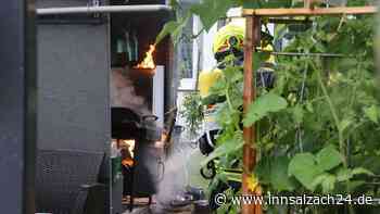 Person bei Grill-Brand in Waldkraiburg offenbar schwer verletzt