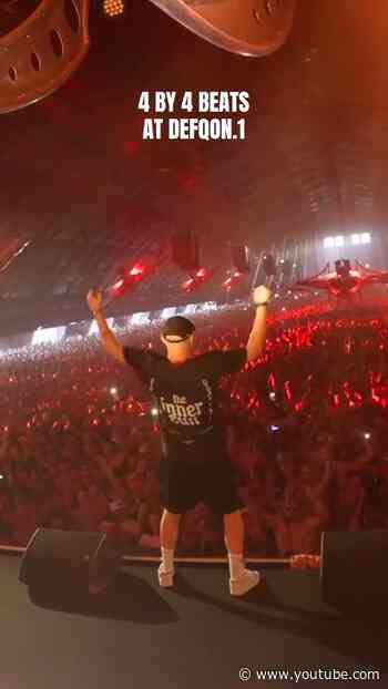 Grateful I got to play at the Gathering 🧡 Forever One Tribe! #defqon1 #hardstyle #shorts