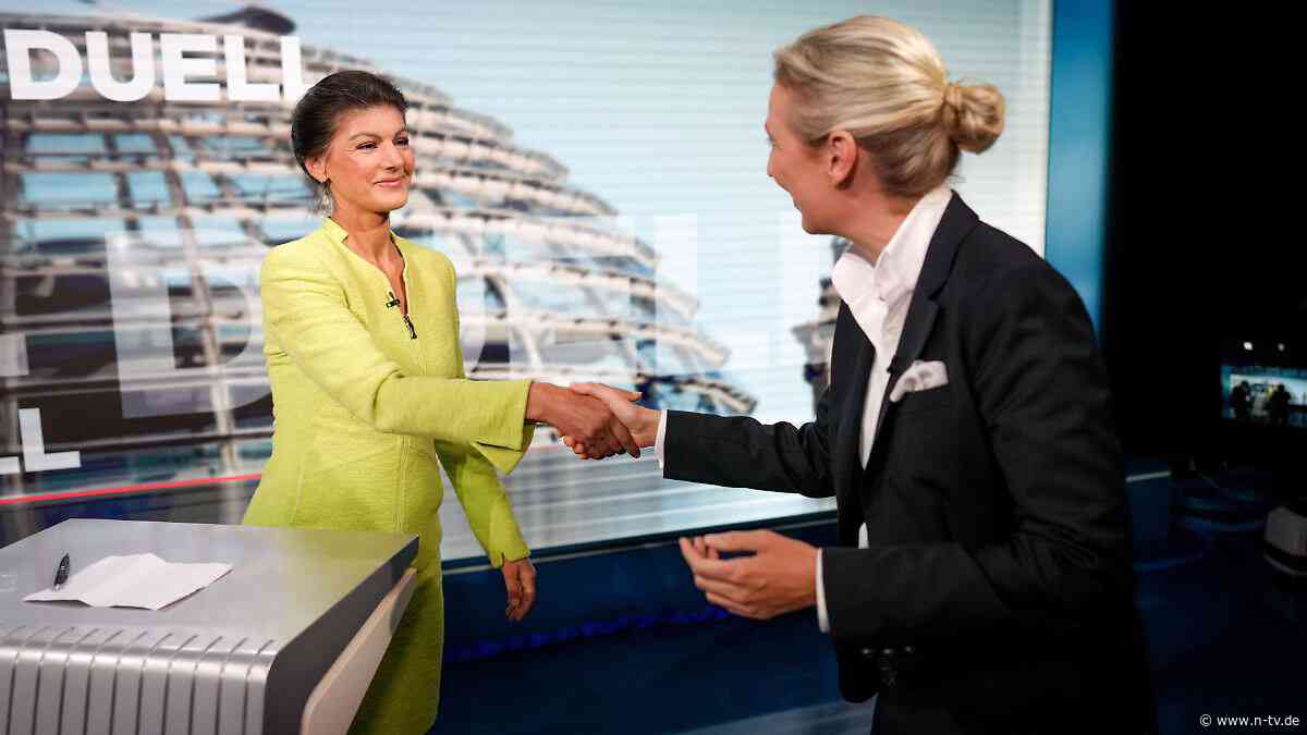 Duell-Ablehnung mit Seitenhieb: Alice Weidel gibt Wagenknecht-Partei eine Abfuhr