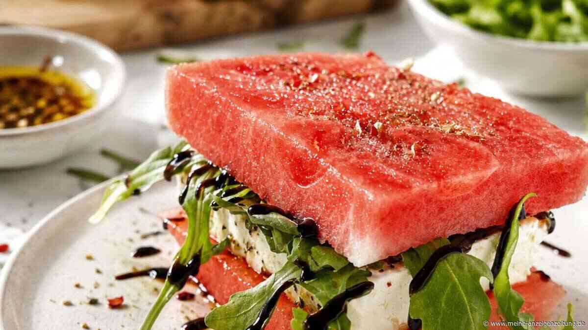 Perfekt für heiße Tage: Das Melonen-Feta-Sandwich ist in nur 5 Minuten fertig