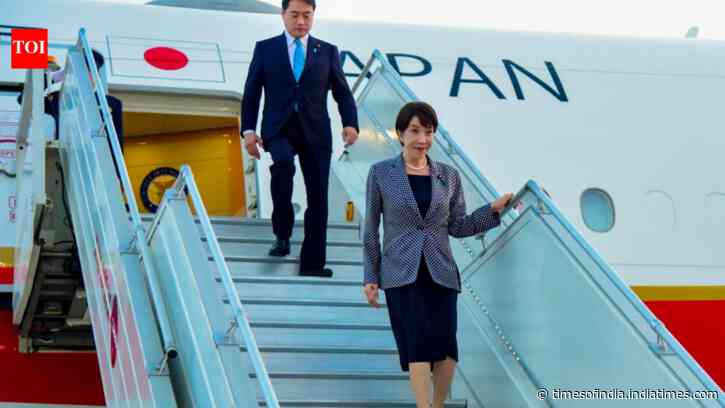 Japanese PM Sanae Takaichi arrives in India for three-day official visit