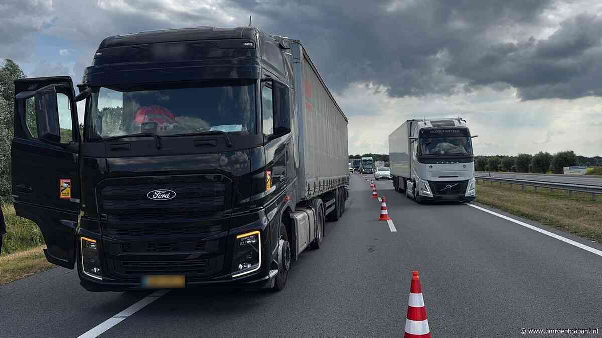 Stilgevallen vrachtwagen op A50 zorgt voor vertraging Arnhem