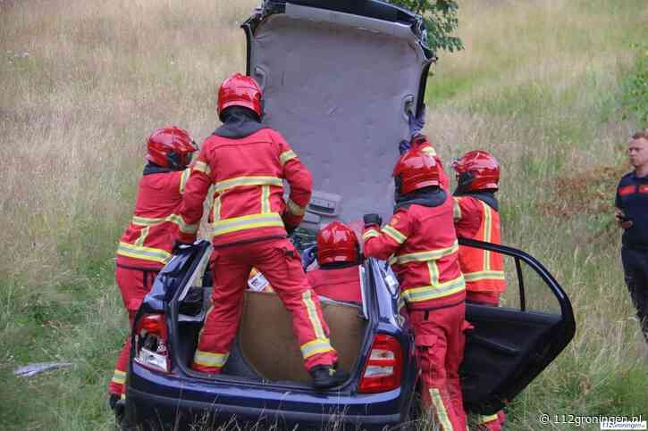 Oefening: Autocrash na vuurwerkdumping