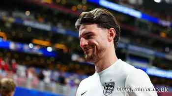 England vs DR Congo LIVE: Starting XIs confirmed as Rice starts and Saka dropped