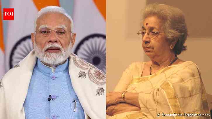 PM Narendra Modi pays tribute to Vijaya Mehta as she passes away at 91