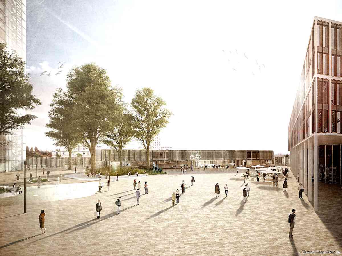 Fortschritte bei Zugangsgebäude mit Fahrradparkhaus