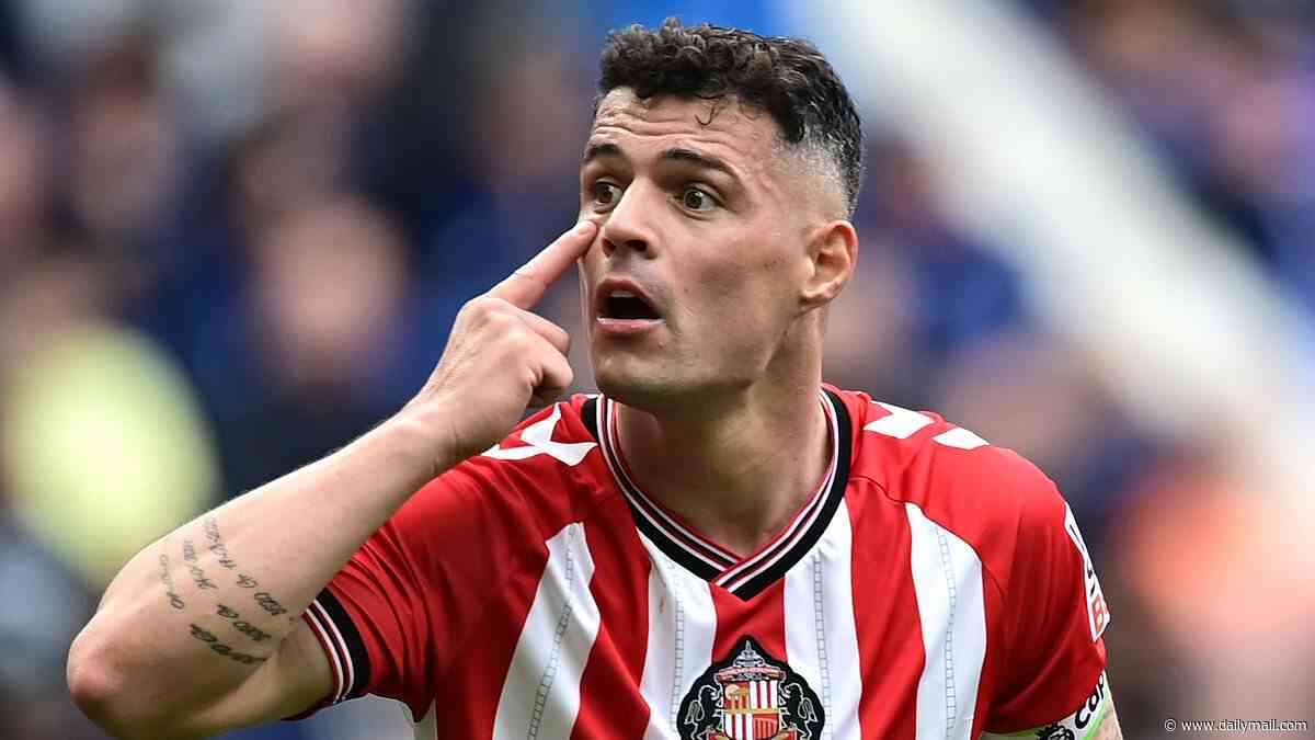 Chelsea set to submit second bid for Granit Xhaka after £8m opening offer was rejected out of hand by Sunderland