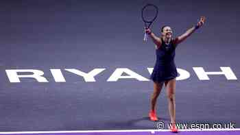 WTA moving Finals from Riyadh to Indian Wells