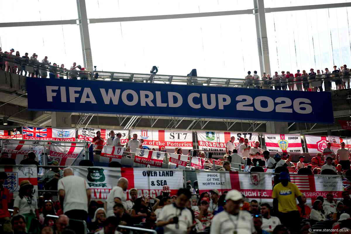 England fans slip away from work to watch World Cup battle with DR Congo