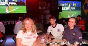 England supporters at Princes Quay Fanzone for World Cup clash with DR Congo