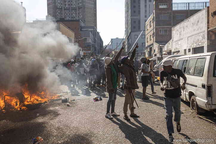 Looting, arrests follow South Africa’s anti-immigrant protests