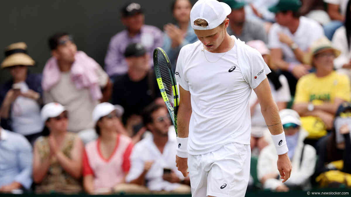 Jesper de Jong in tweede ronde Wimbledon niet opgewassen tegen Braziliaans wonderkind Joao Fonseca (19)