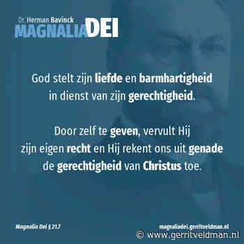 21.7 – God handhaaft ook in het evangelie zijn recht