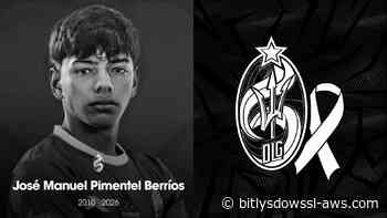 Deportivo La Guaira confirma la muerte del juvenil José Pimentel y su madre