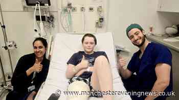 School boy, 14, nearly loses leg to flesh-eating disease after swimming in Cheshire lake