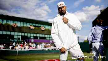 Kyrgios swears at umpire in Wimbledon return