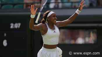 Gauff rallies to reach 3rd round at Wimbledon