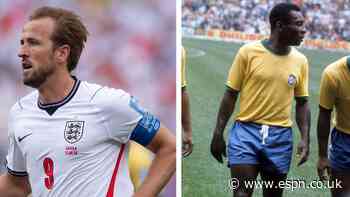 Kane equals Pelé World Cup goals record
