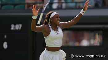 Gauff rallies to reach 3rd round at Wimbledon