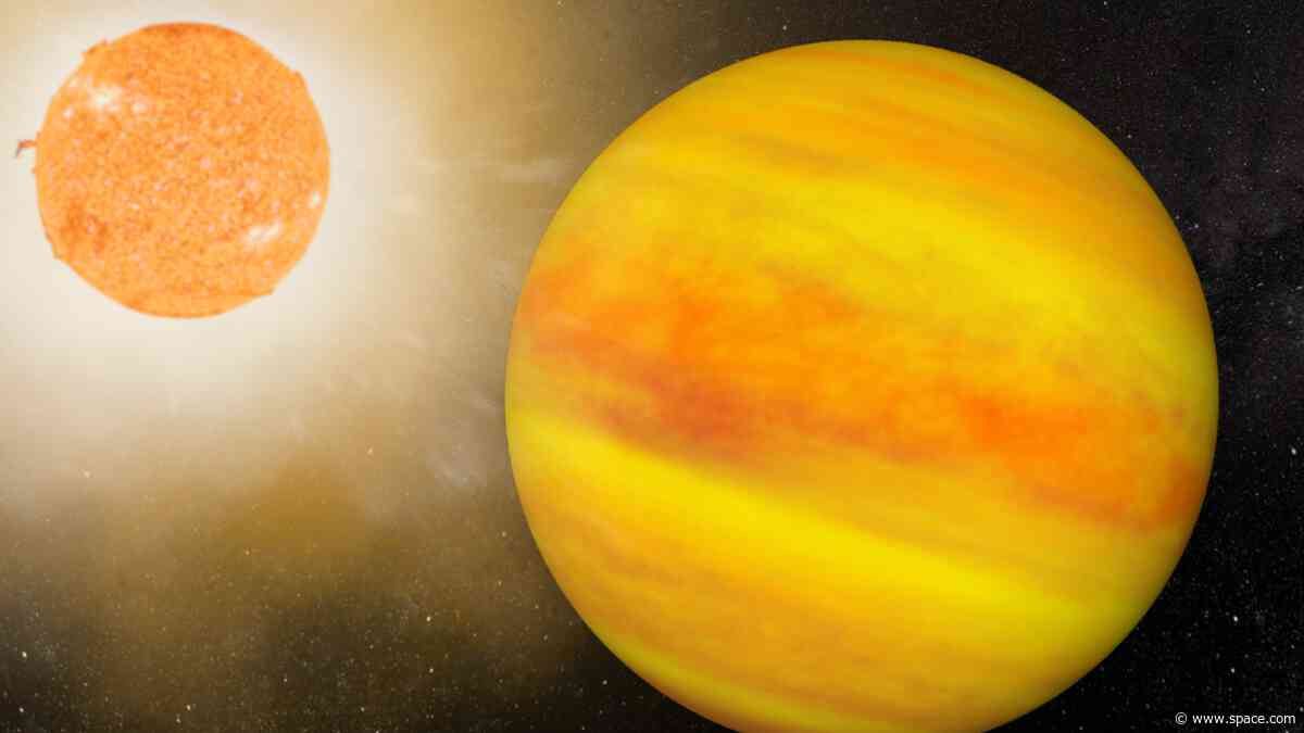This weird 'hot Jupiter' exoplanet has a hotspot in the wrong place, and astronomers aren't sure how