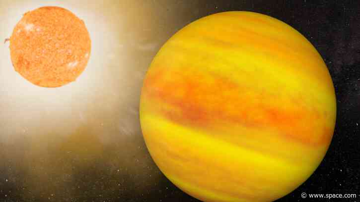 This weird 'hot Jupiter' exoplanet has a hotspot in the wrong place, and astronomers aren't sure how